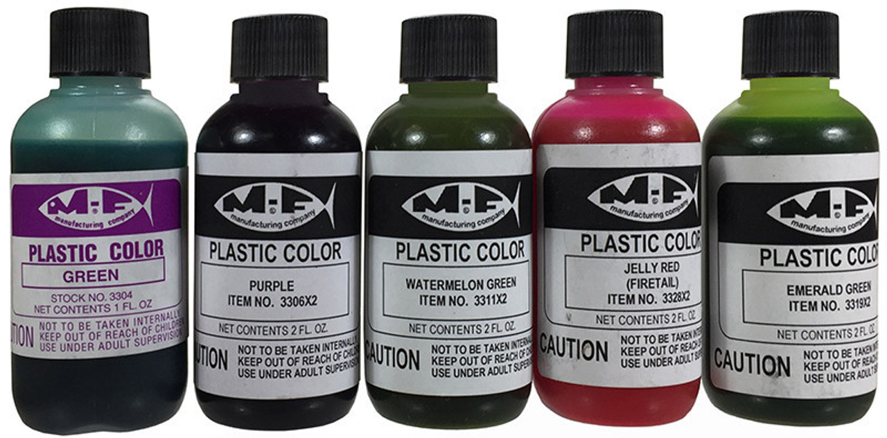 Standard Colors for Liquid Plastic - Barlow's Tackle