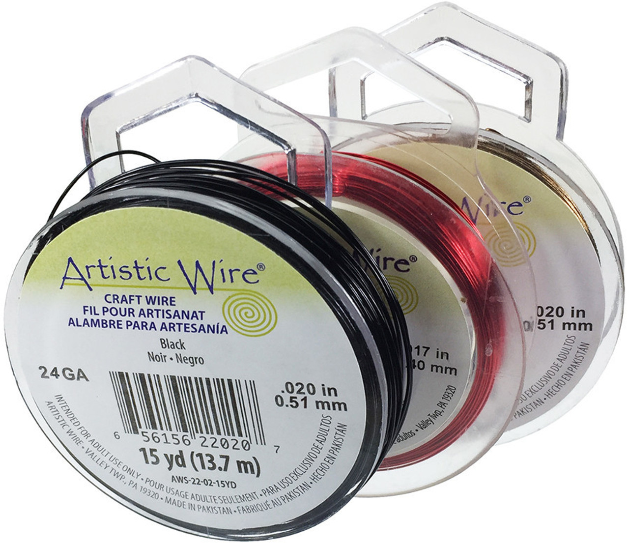 Artistic Wire, 26 Gauge (.41 mm), Brown, 30 yd (27.4 m)