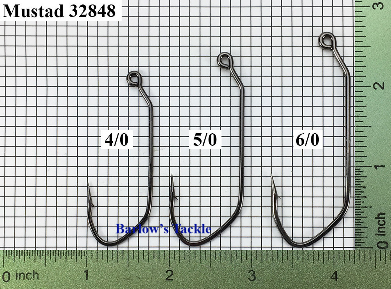 Mustad 32848NP BN Skipjack Jig Hooks - Barlow's Tackle