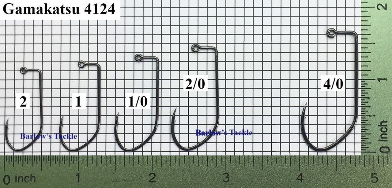 Gamakatsu 744 Worm Hook Sizes 2/0 - 5/0 - Barlow's Tackle