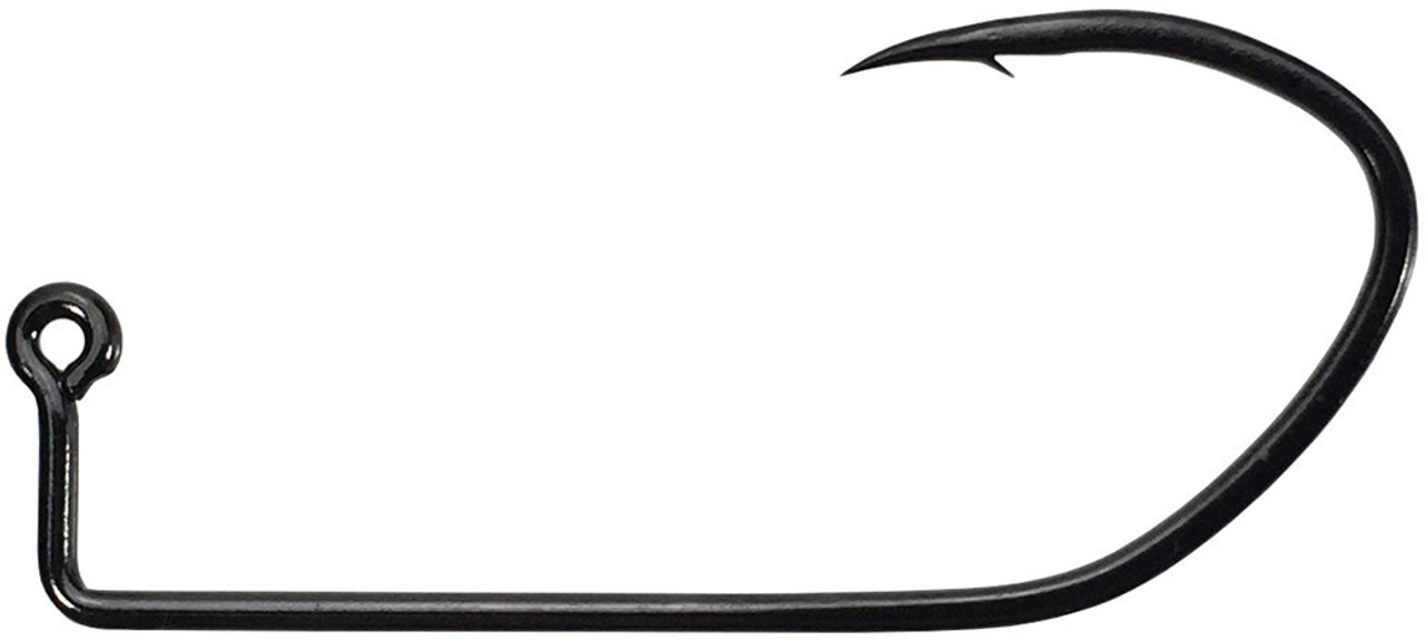  Gamakatsu 225911 Big River Bait Open Eye NS Hook (25 Pack),  Size 1/0, Black : Sports & Outdoors