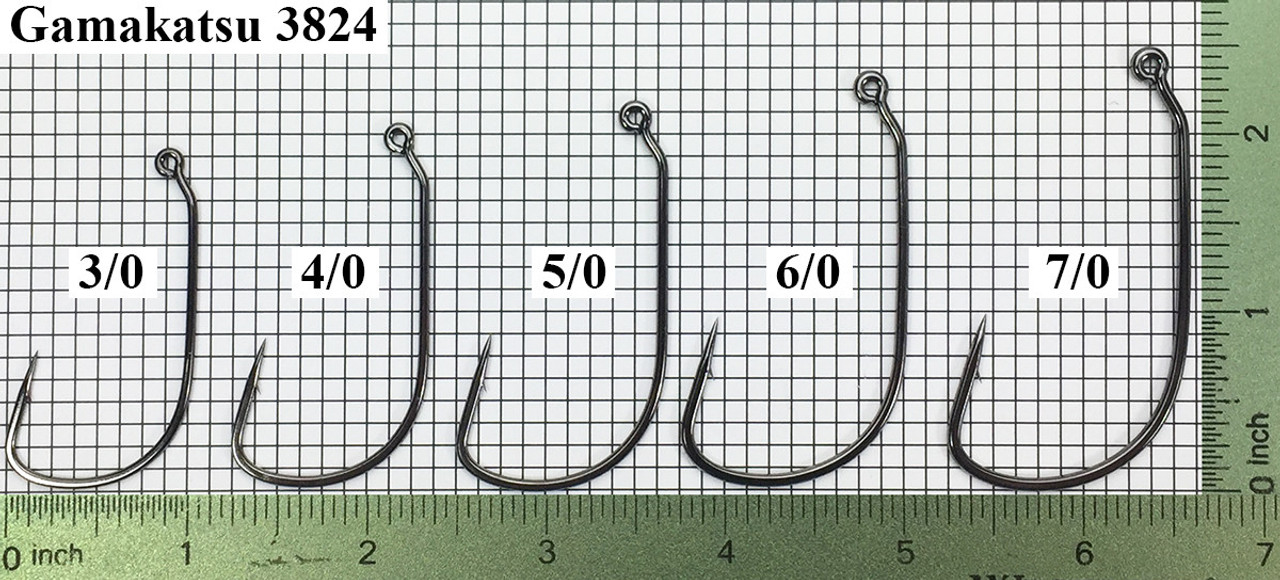 Gamakatsu 3824 EWG Swimbait/Jig Hook Sizes 3/0-7/0 - Barlow's Tackle