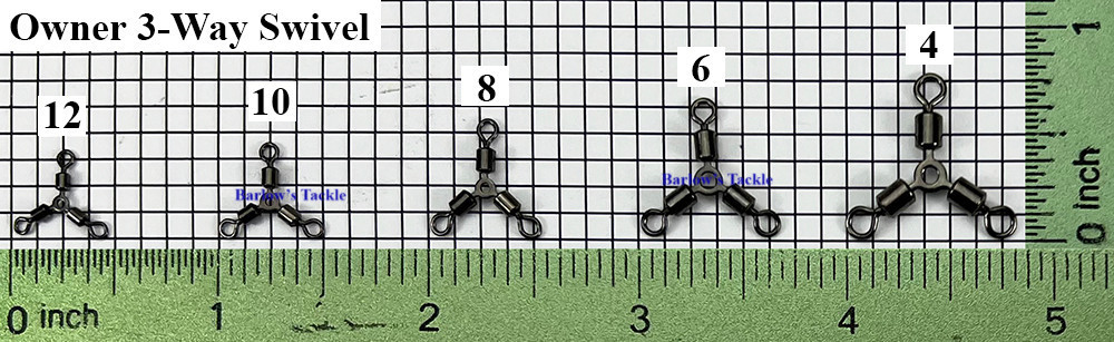 Owner Pro Parts 3-Way Swivels - Barlow's Tackle