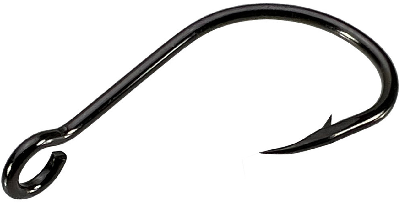 9KM Inline Single Hooks 50~200Pcs Siwash Hooks Saltwater Fishing Lures  Replacement Hooks Strong Sharp Needle Point Ringed Eye