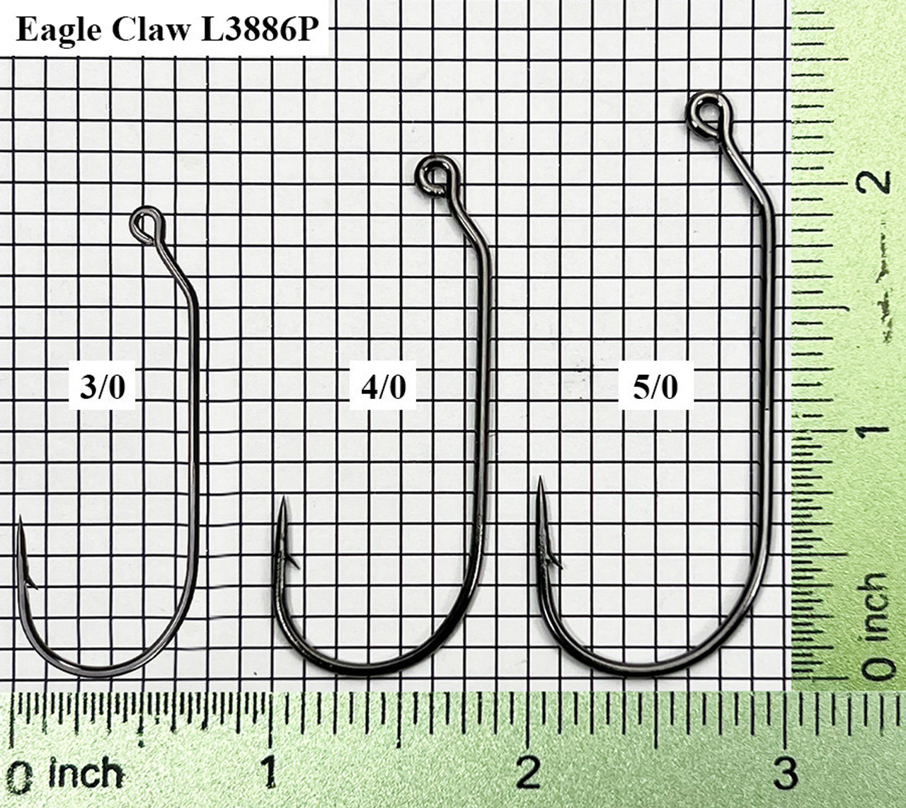 Eagle Claw L3886P Jig Hook Sizes 3/0-5/0 - Barlow's Tackle