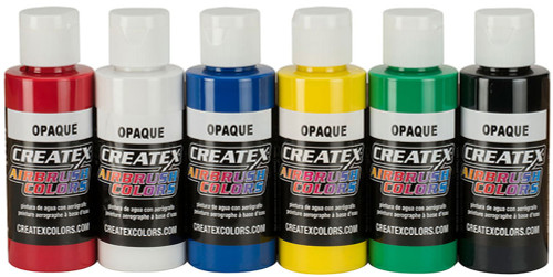 Createx 12 Colors Airbrush Paint Set Basic Starter Kit