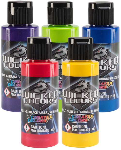 Createx Airbrush Wicked Flair 6 Paint Set - Barlow's Tackle