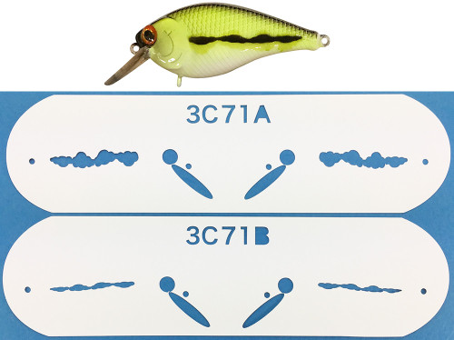 FL15 INSANE FISH LURE STENCIL – Insane Custom Stencils