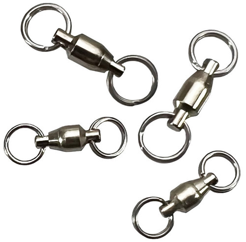 Size 2 Ball Bearing Swivels with Split Rings - CLOSEOUT - Barlow's Tackle