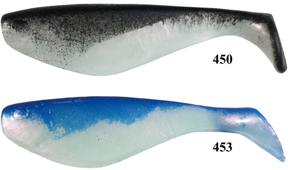 Barlows 1" Shad Body - Two Color Barlows 1" Shad Body - Two Color
