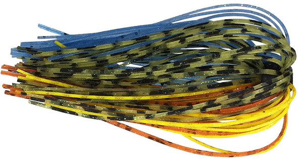 DW Lures 5-Pack Chartreuse/Blue 5" Silicone Skirt Replacement Material For Spinnerbaits, Buzzbaits, Jigs – Tackle Craft, Freshwater/Saltwater
