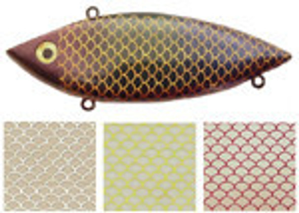 Lure kit contains eye, fin and lure. Paint in your favorite pattern and  take it out fishing. Why pay the high cost of a finished lure when you can  make it yourself!