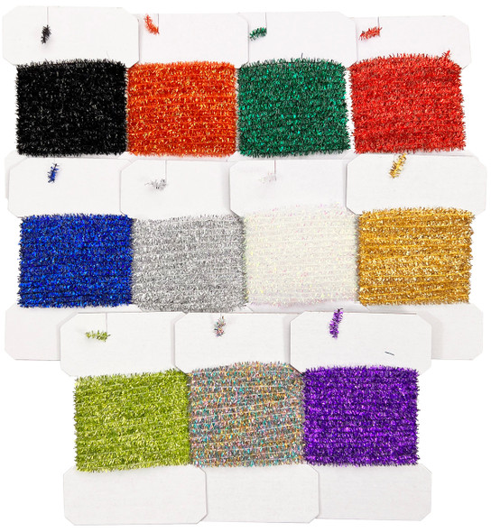 Chenille - Metallic Tinsel Regular Colors  Chenille - Metallic Tinsel Regular Colors