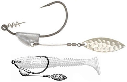 Owner 5164 Flashy Swimmer Nickel Willow Blade - Barlow's Tackle