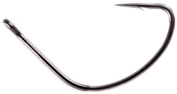 PACK OF 100 Size 2/0 TACKLEWORKS Kahle Offset Black Nickel Hooks Straight  Eye