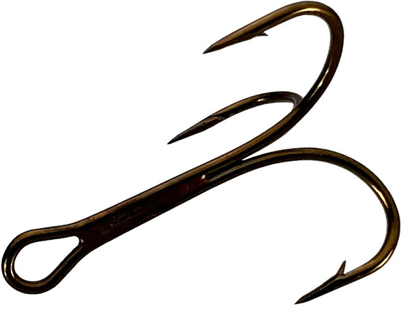 15 PACK MUSTAD 35647BN Black Nickel Size 20 Round Bend Treble Hooks Trout  $4.99 - PicClick
