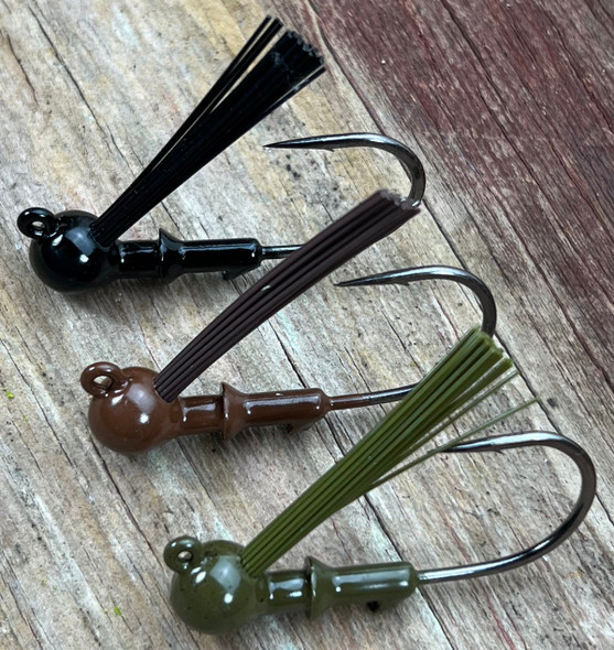 Closeout 2023 1/4oz.  Weedless Round Head Jigs - CLOSEOUT Closeout 2023 1/4oz.  Weedless Round Head Jigs - CLOSEOUT