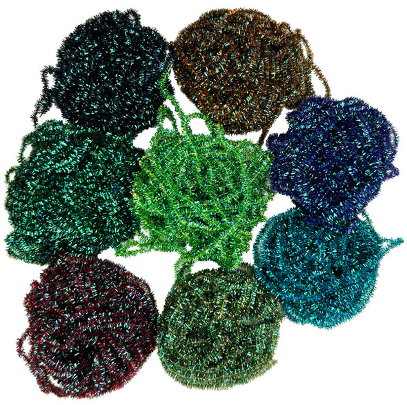 Hareline Synthetic Peacock Herl Chenille  Hareline Synthetic Peacock Herl Chenille