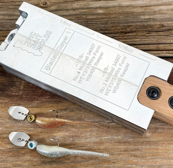 Epic Bait Molds Epic Bait Bladed Slayer 1 Mold - 1/16 & 1/8 OZ