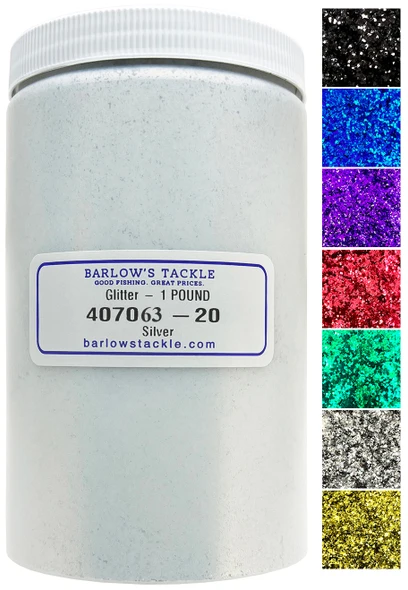  X-Large Lure Glitter .125" - 1 Pound Bottle