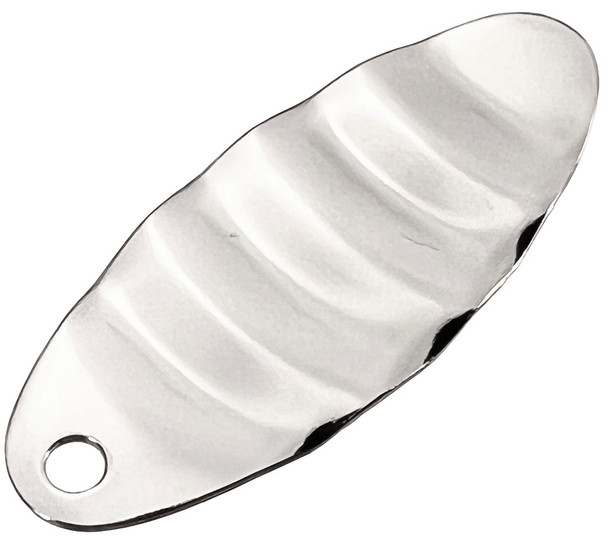  Ripple Spinner Blades - Nickel Finish  Premium Quality Sizes 1 - 4