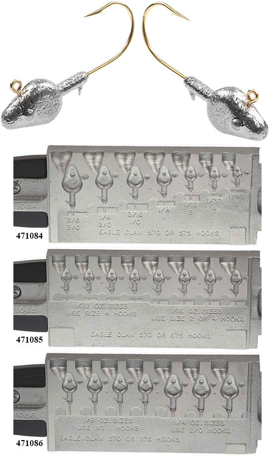 Do-It Molds Do-It Minnow Head Jig Molds Do-It Molds Do-It Minnow Head Jig Molds