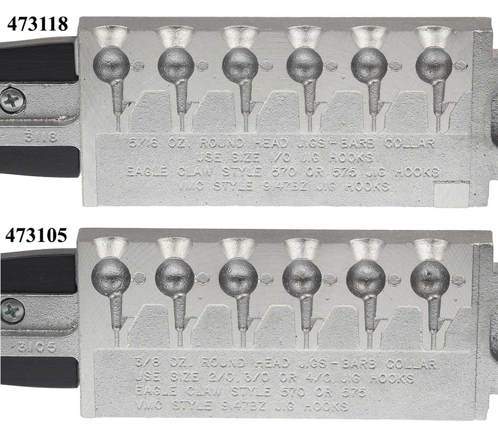 Do-It Molds Do-It Round Head Standard Jig Molds Barb Collar Do-It Molds Do-It Round Head Standard Jig Molds Barb Collar
