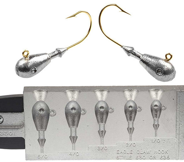 Do-It Molds Do-It Teardrop Jig Mold Heavy Hook Do-It Molds Do-It Teardrop Jig Mold Heavy Hook
