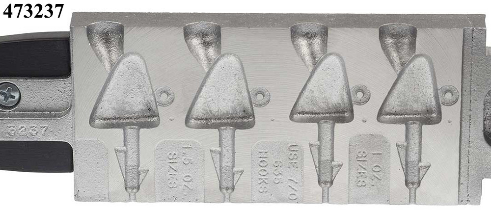 Do-It Molds Do-It Style "9" Shad Head Jig Molds Do-It Molds Do-It Style "9" Shad Head Jig Molds