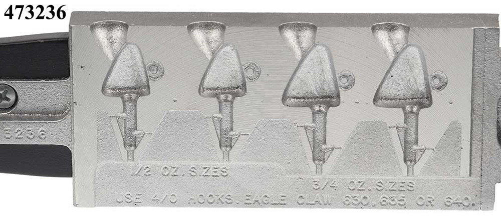 Do-It Molds Do-It Style "9" Shad Head Jig Molds Do-It Molds Do-It Style "9" Shad Head Jig Molds