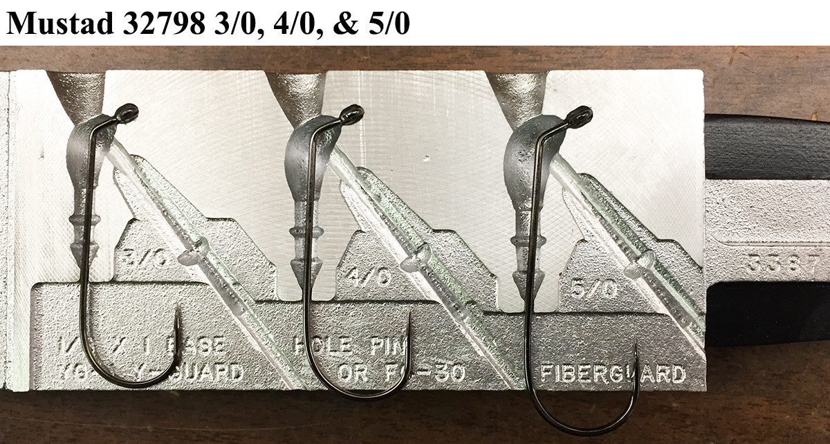 Do-It Molds Do-It Arky Weedless Jig Mold Flat Eye Hook Model Do-It Molds Do-It Arky Weedless Jig Mold Flat Eye Hook Model
