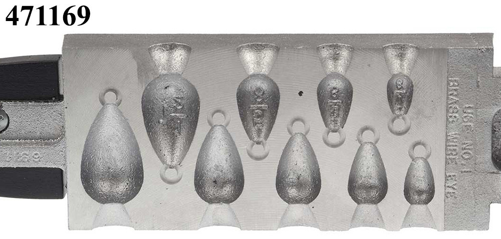 Do-It Molds Do-It Bell Sinker Molds with Brass Eyes Do-It Molds Do-It Bell Sinker Molds with Brass Eyes
