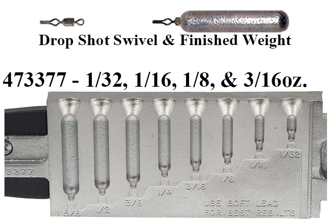 Do-It Molds Do-It Drop Shot Finesse Molds Do-It Molds Do-It Drop Shot Finesse Molds