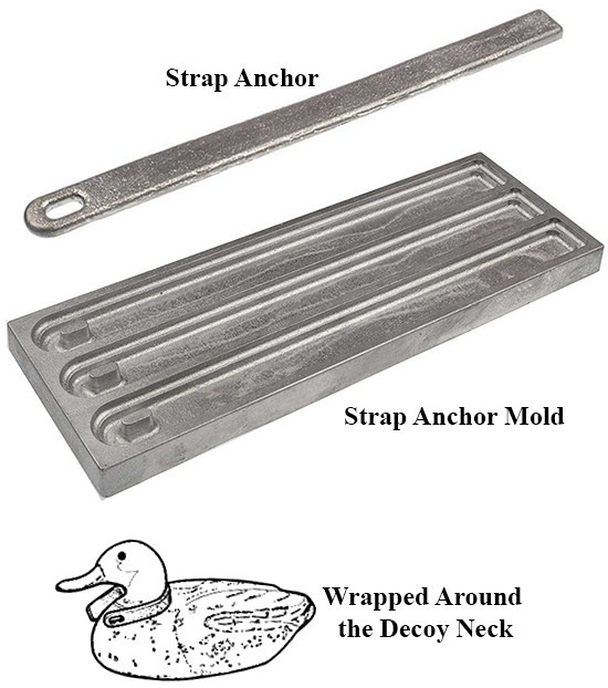 Do-It Molds Do-It Strap Decoy Anchor Mold Ingot Mold Do-It Molds Do-It Strap Decoy Anchor Mold Ingot Mold
