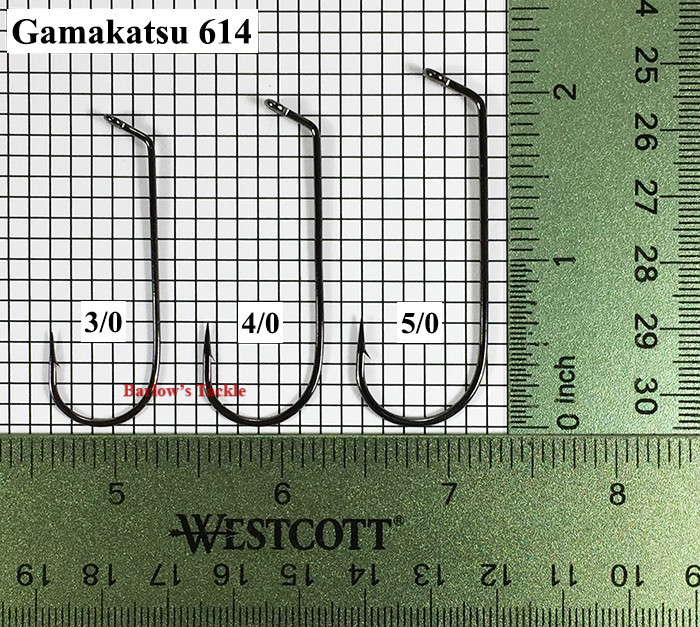  Gamakatsu 614  Jig Hooks  Sizes 3/0 - 5/0
