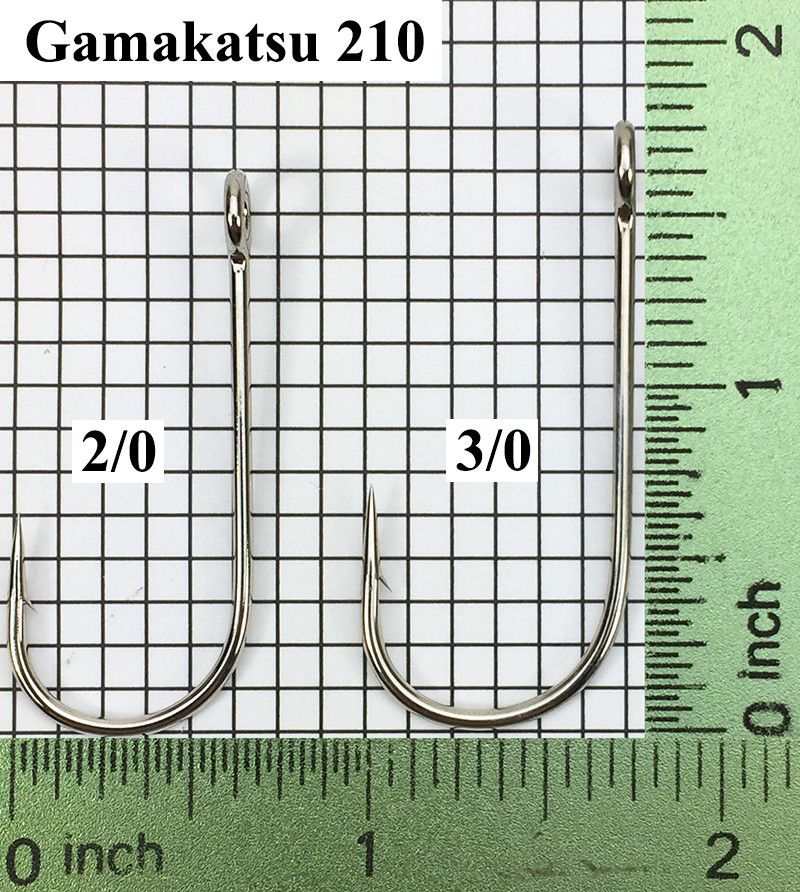  Gamakatsu 210 Trailer Hook  Sizes 2/0-3/0