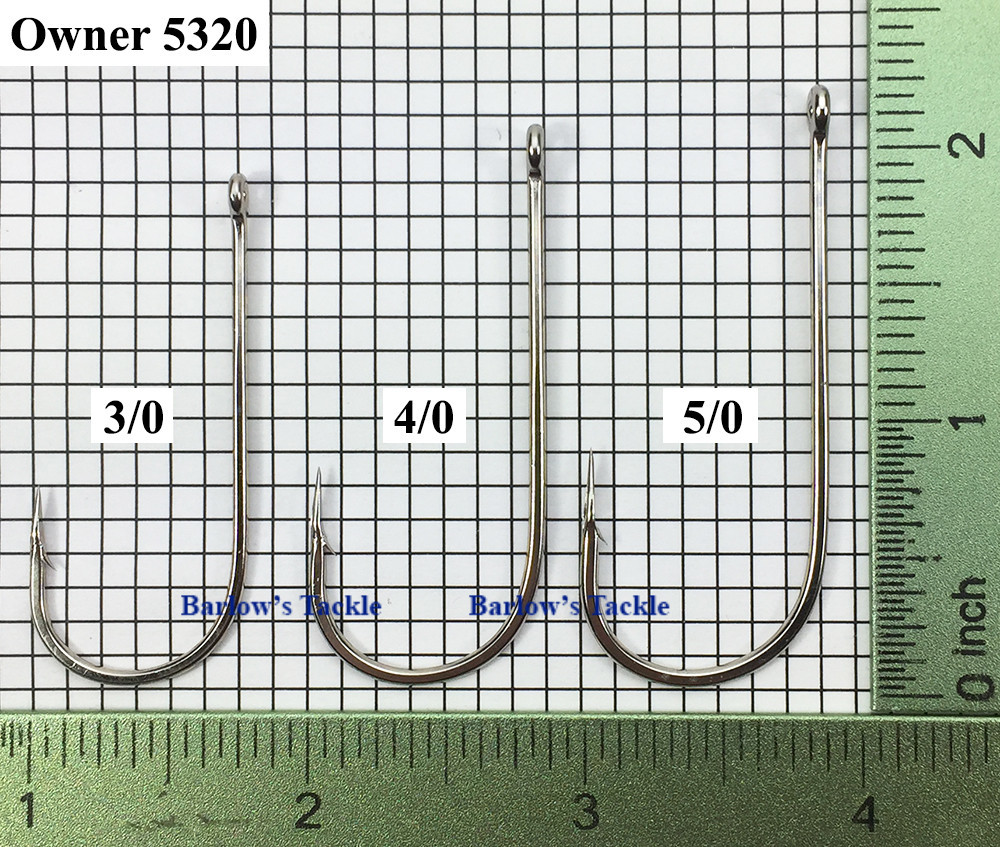  Owner 5320 Spinner Bait Hook  Sizes 1/0-5/0