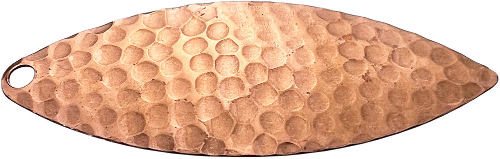  Economy Copper Willow Blades Hammered Finish Sizes 3 - 5