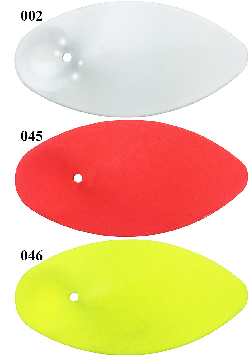  Inline Spinner Blades - Painted Finish Sizes 1 - 5