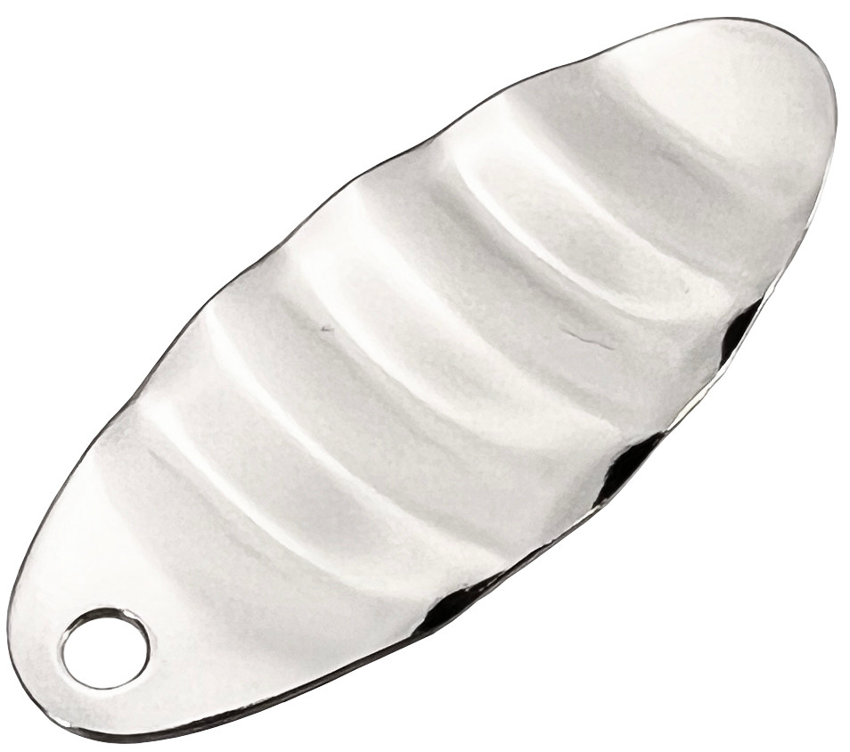  Ripple Spinner Blades - Nickel Finish  Premium Quality Sizes 1 - 4