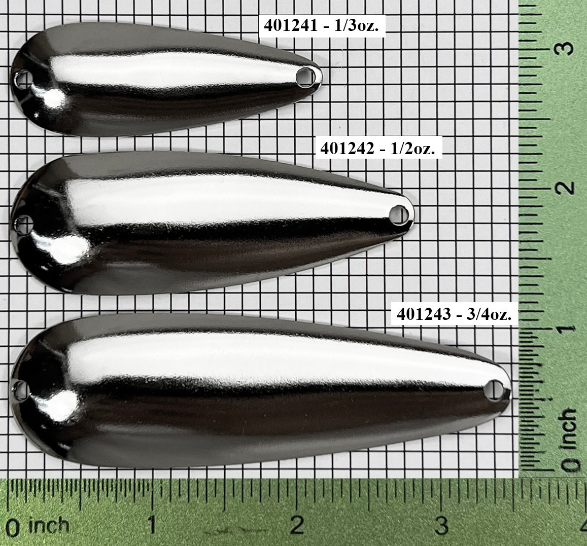  Economy Casting Spoon Blanks - Smooth Nickel