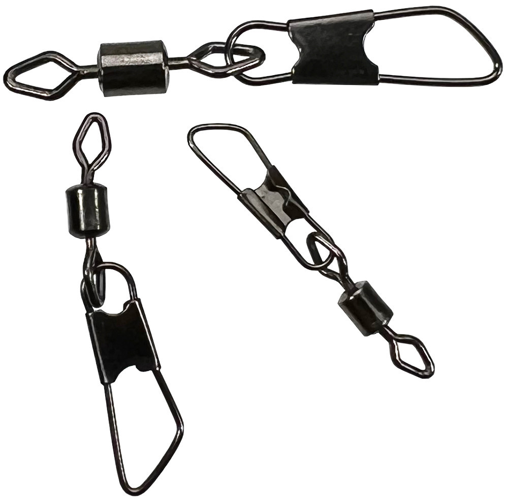  Mustad Premium Rolling Swivel with Safety Snap