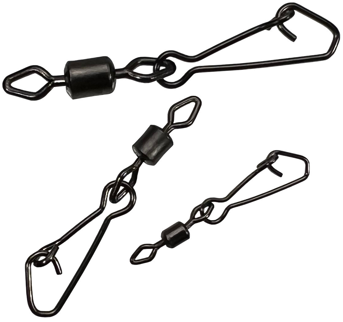  Mustad Premium Rolling Swivel with J-Hook Snap