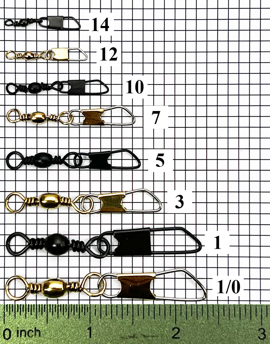  Barrel Swivel with Safety Snap