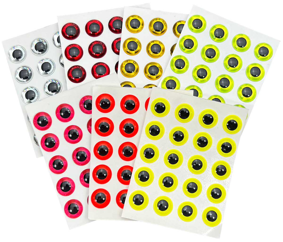  3-D Adhesive Lure Eyes - 9/32"