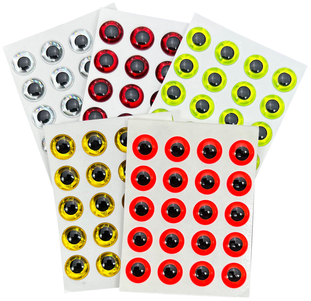 3-D Adhesive Lure Eyes - 3/8
