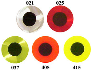  Flat Adhesive Lure Eyes - 3/32"
