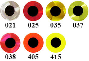  Flat Adhesive Lure Eyes - 9/32"