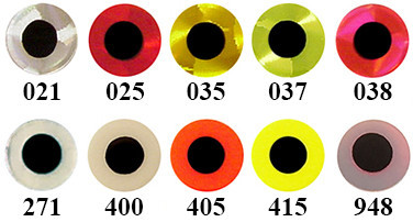  Flat Adhesive Lure Eyes - 5/16"