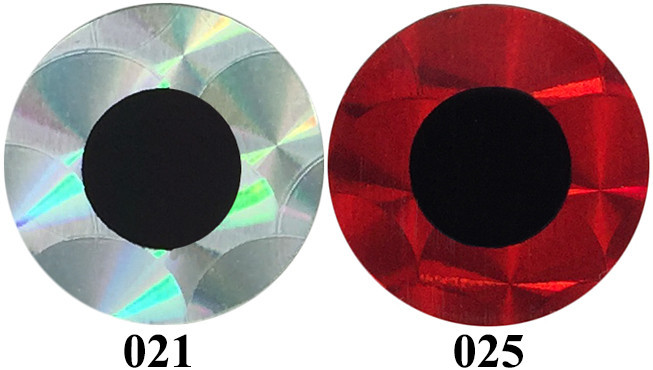  Flat Adhesive Lure Eyes - 7/16"